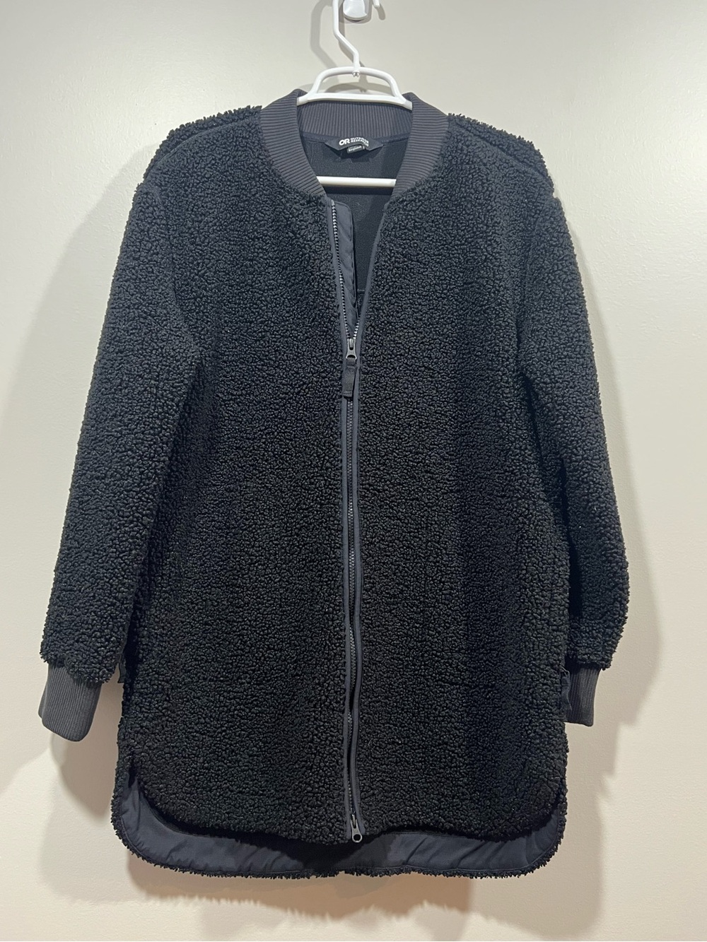 Outdoor Research Women’s Juneau Black Sherpa Fleece Coat Size Small